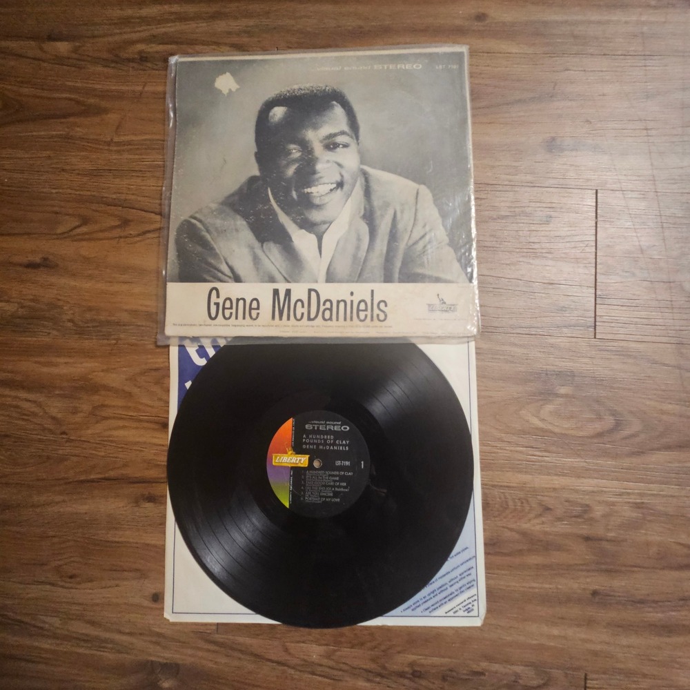 Gene McDaniels – 100 Lbs. Of Clay! Liberty 1961 LST 7191 Vinyl LP VG VG/VG